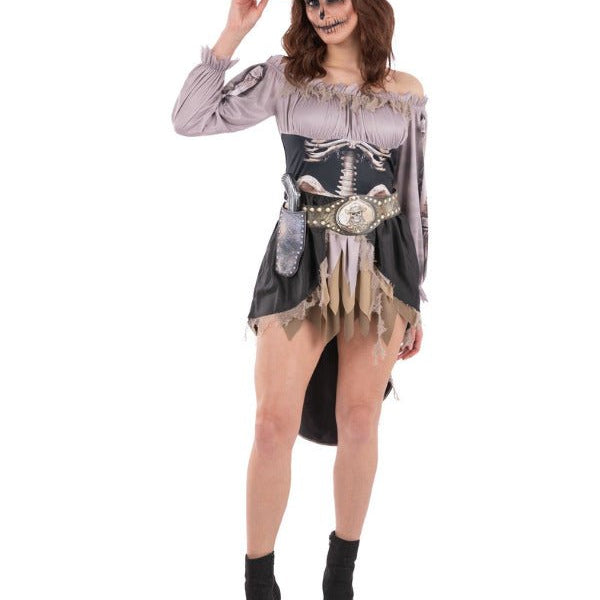 Skeleton Saloon Girl Costume - Adult Weekender
