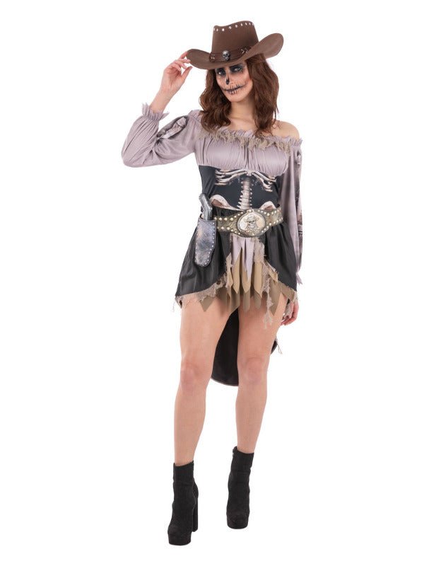 Skeleton Saloon Girl Costume - Adult Weekender