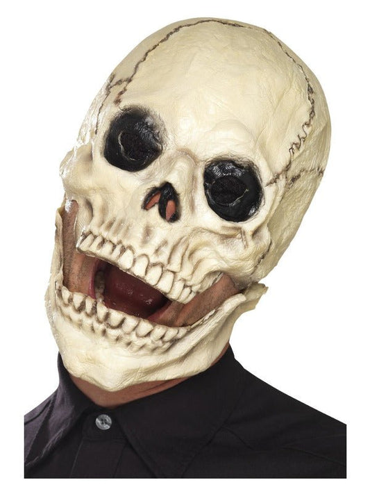 Skull Mask, Latex, White - Adult Weekender