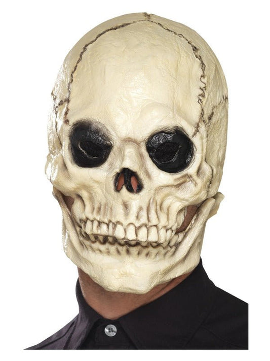Skull Mask, Latex, White - Adult Weekender