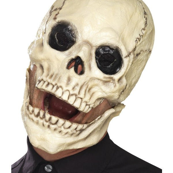 Skull Mask, Latex, White - Adult Weekender