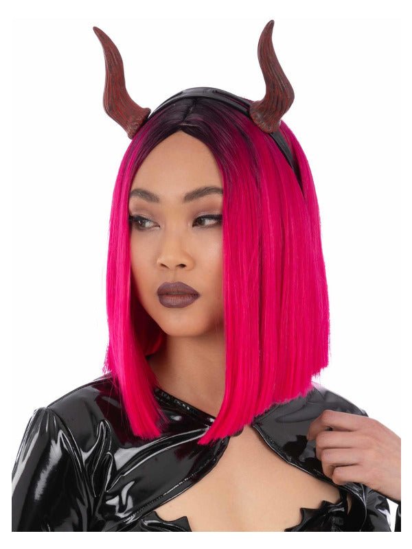 Small Moveable Devil Horn Headband - Adult Weekender