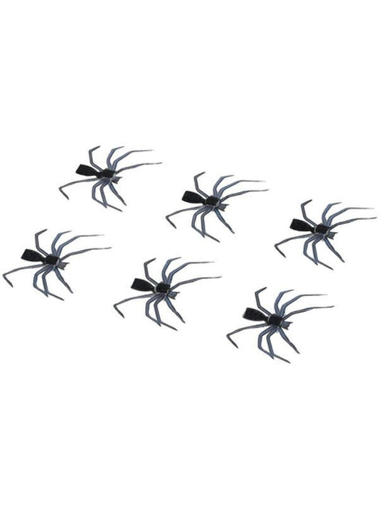 Smiffys Make - Up FX, 3D Spider Stickers, Black - Adult Weekender