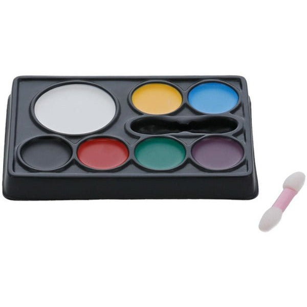 Smiffys Make - Up FX, 7 Colour Palette, Grease, Mult - Adult Weekender