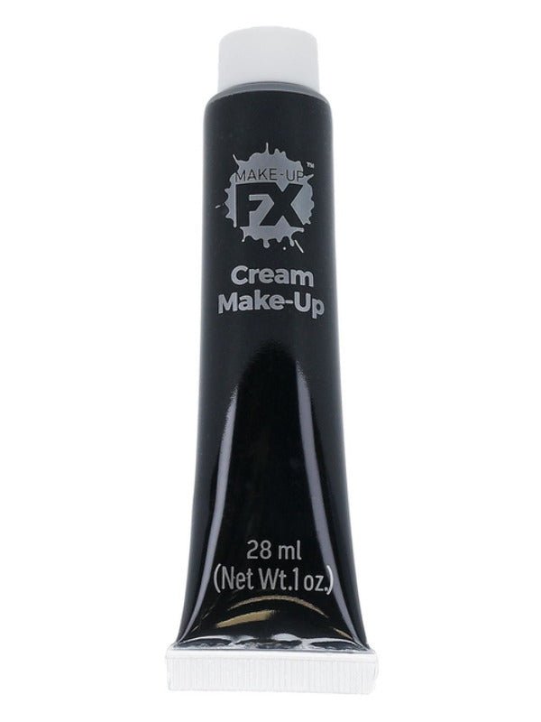 Smiffys Make - Up FX, Aqua Cream Make - Up, Black - Adult Weekender