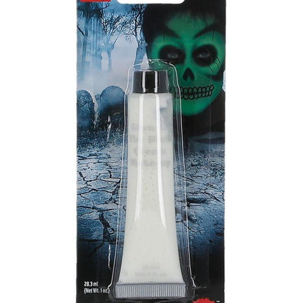 Smiffys Make - Up FX, Aqua Cream Make Up, Glow in th - Adult Weekender