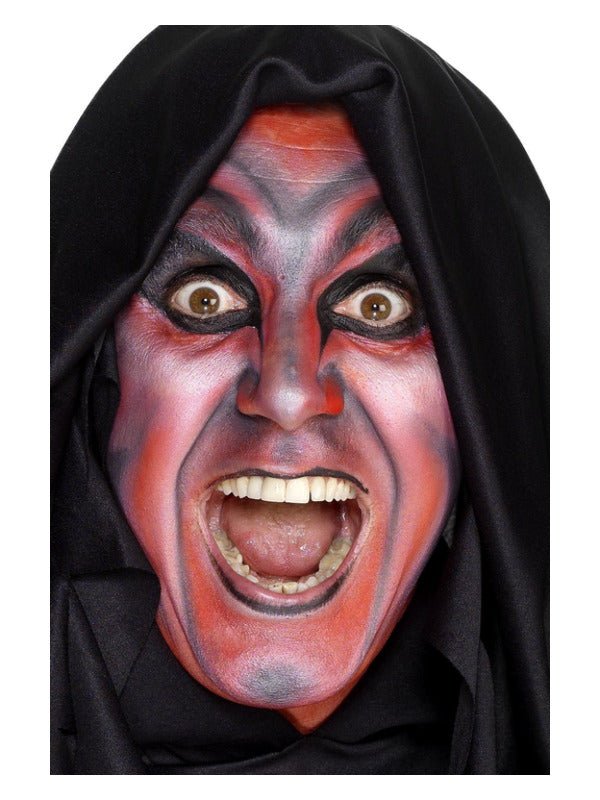 Smiffys Make - Up FX, Aqua Cream Make - Up, Red - Adult Weekender