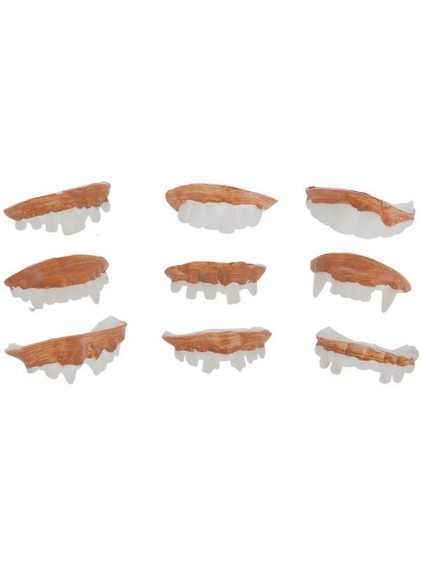 Smiffys Make - Up FX, Assorted Teeth &amp; Fangs - Adult Weekender