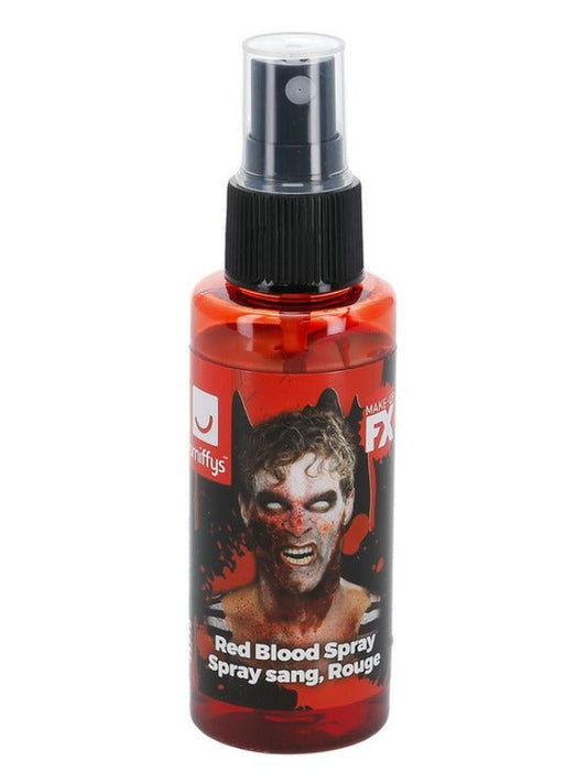 Smiffys Make - Up FX, Blood Spray, Red - Adult Weekender
