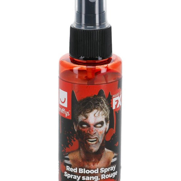 Smiffys Make - Up FX, Blood Spray, Red - Adult Weekender