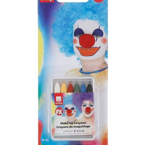 Smiffys Make - Up FX, Carnival Face/Body Crayons, - Adult Weekender