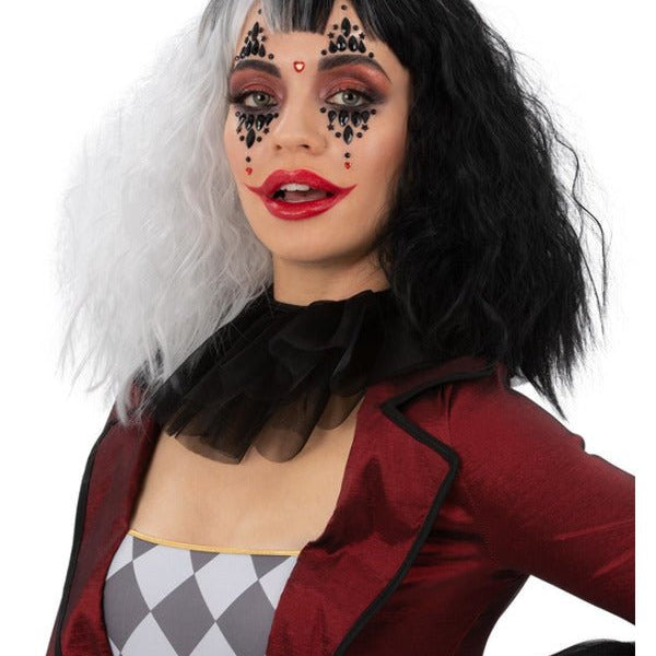 Smiffys Make - Up FX, Clown Face Jewels - Adult Weekender