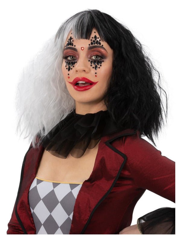 Smiffys Make - Up FX, Clown Face Jewels - Adult Weekender
