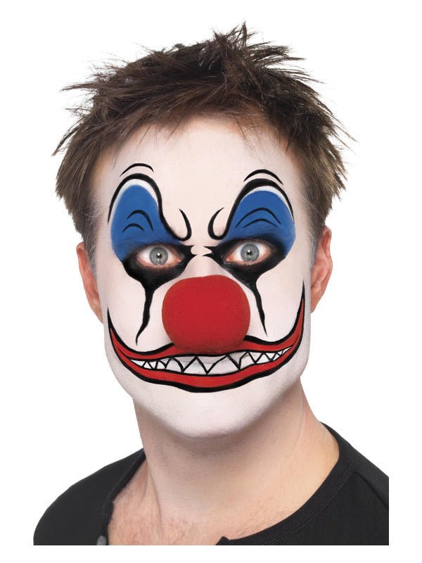 Smiffys Make - Up FX, Clown Kit, Multi - Coloured - Adult Weekender