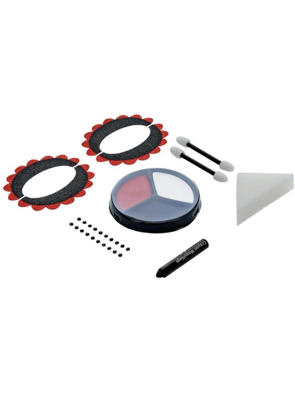 Smiffys Make - Up FX, Day of the Dead Kit, Aqua, - Adult Weekender