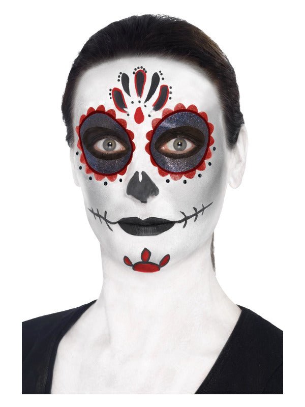 Smiffys Make - Up FX, Day of the Dead Kit, Aqua, - Adult Weekender