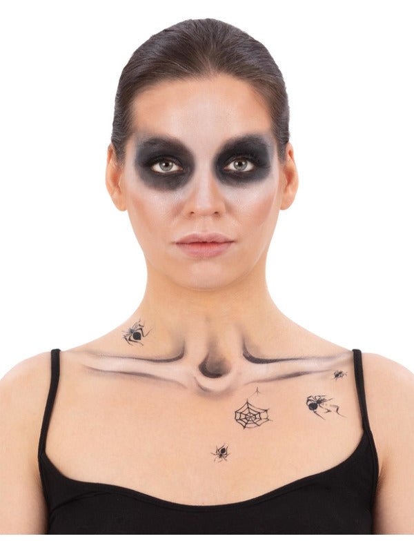 Smiffys Make - Up FX, Deluxe Black Widow Kit - Adult Weekender