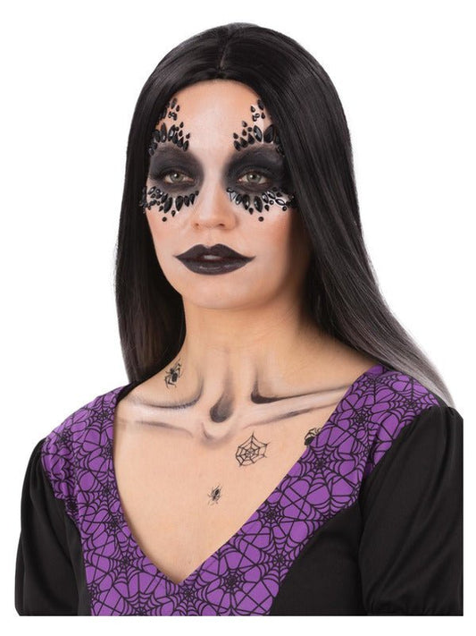 Smiffys Make - Up FX, Deluxe Black Widow Kit - Adult Weekender