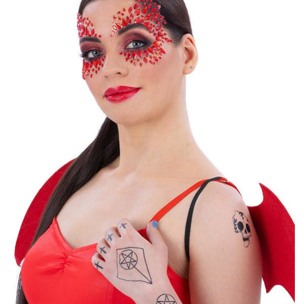 Smiffys Make - Up FX, Deluxe Devil Kit - Adult Weekender