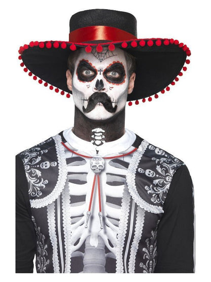 Smiffys Make - Up FX, DOTD Se±or Bones Kit, Grease, - Adult Weekender