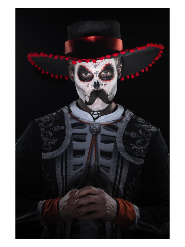 Smiffys Make - Up FX, DOTD Se±or Bones Kit, Grease, - Adult Weekender