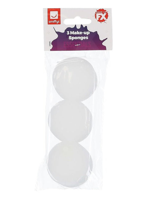Smiffys Make - Up FX Essentials, Cosmetic Sponges - Adult Weekender