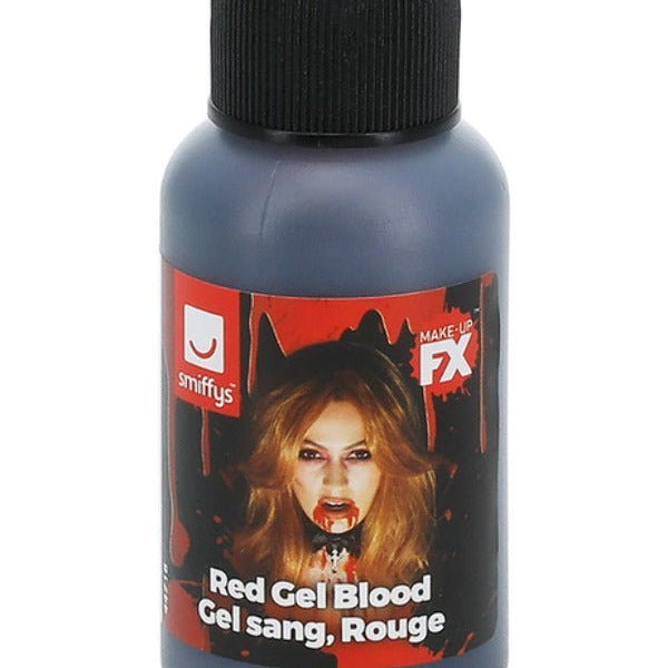 Smiffys Make - Up FX, Gel Blood, Red - Adult Weekender