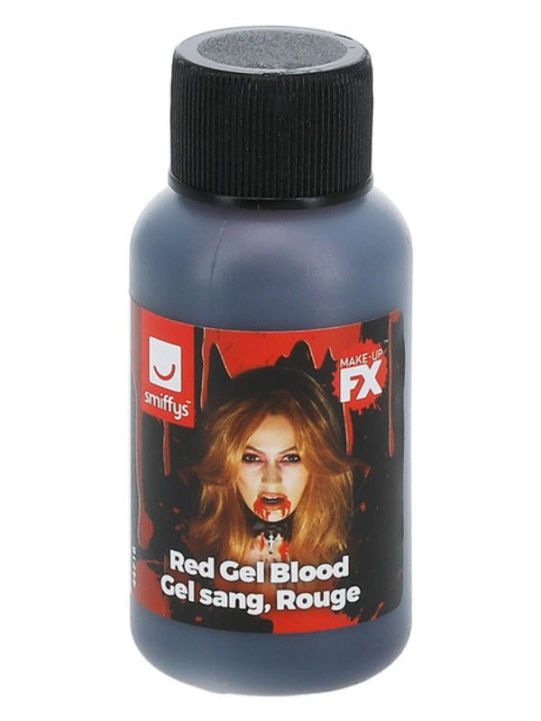Smiffys Make - Up FX, Gel Blood, Red - Adult Weekender