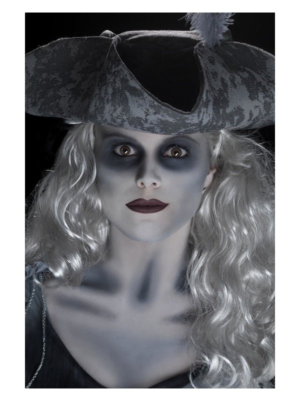 Smiffys Make - Up FX, Ghost Ship Kit, Grease, Black - Adult Weekender