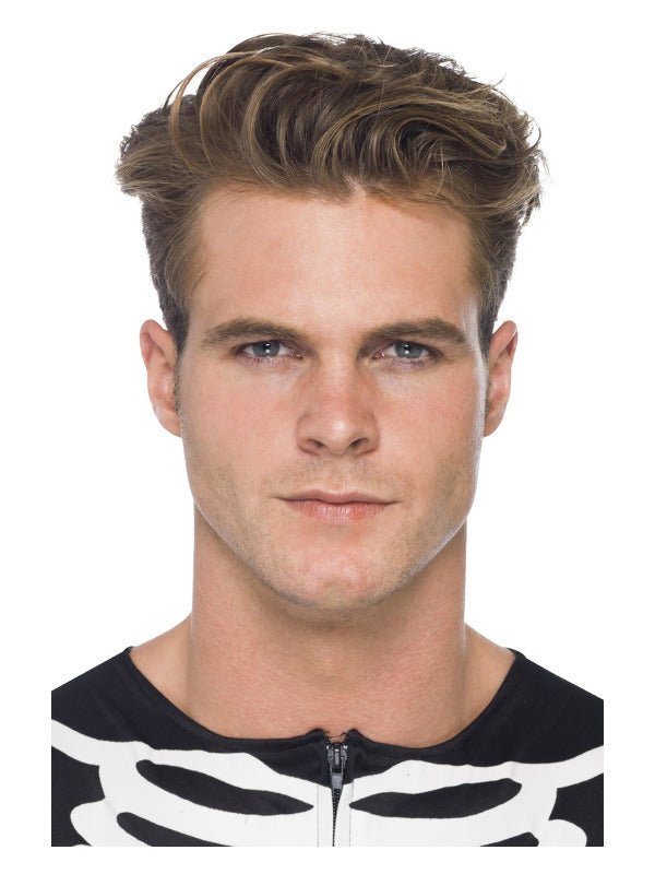 Smiffys Make - Up FX, GID Skeleton Kit, Grease, Blac - Adult Weekender