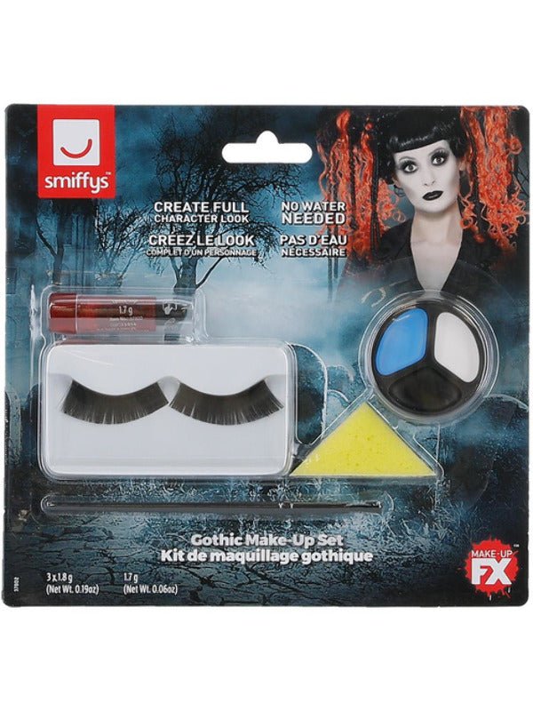 Smiffys Make - Up FX, Gothic Glamour Kit, White - Adult Weekender