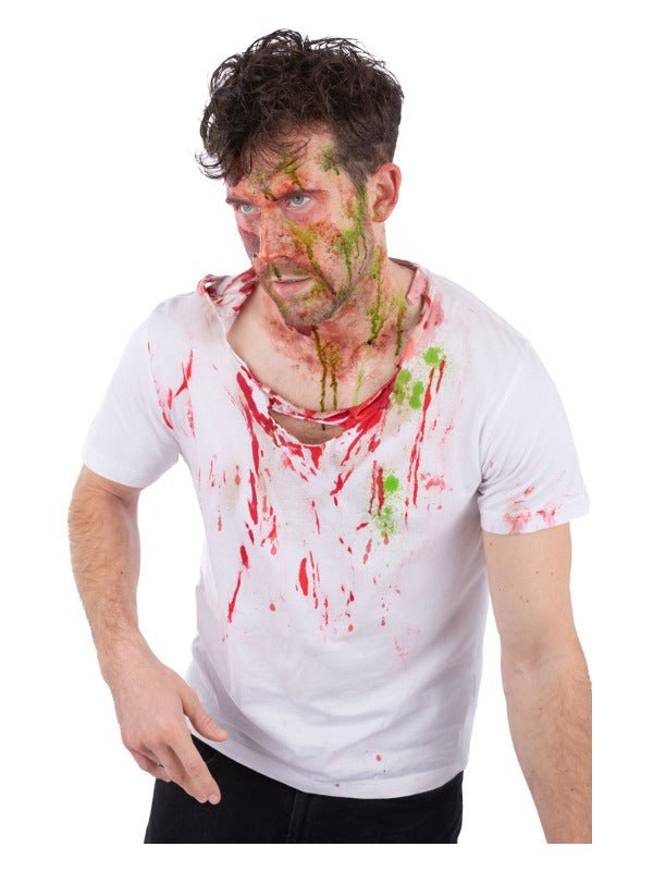 Smiffys Make - Up FX, Green Spray Blood, 28ml - Adult Weekender