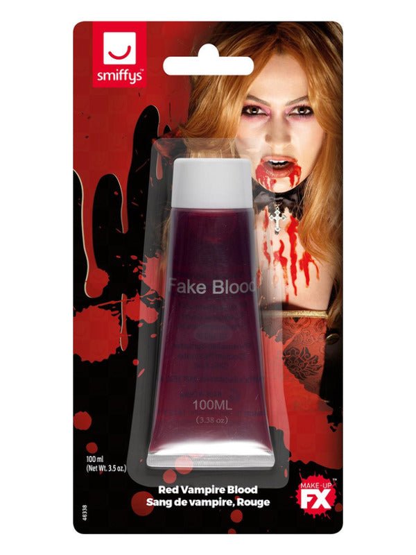 Smiffys Make - Up FX, Large Vampire Blood, Red - Adult Weekender