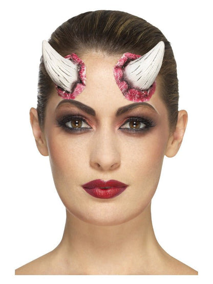 Smiffys Make - Up FX, Latex Devil Horn Prosthetics, - Adult Weekender