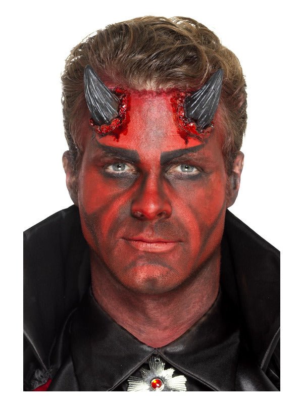 Smiffys Make - Up FX, Latex Devil Horn Prosthetics, - Adult Weekender
