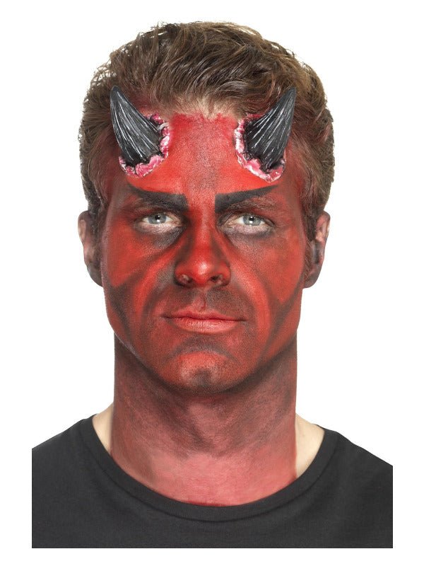 Smiffys Make - Up FX, Latex Devil Horn Prosthetics, - Adult Weekender