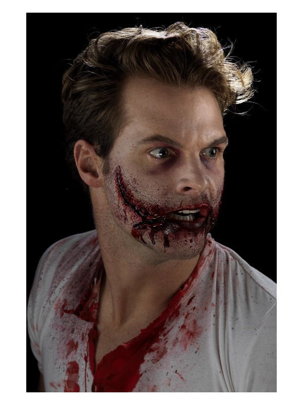 Smiffys Make - Up FX, Latex Stitched Smile Wounds, R - Adult Weekender