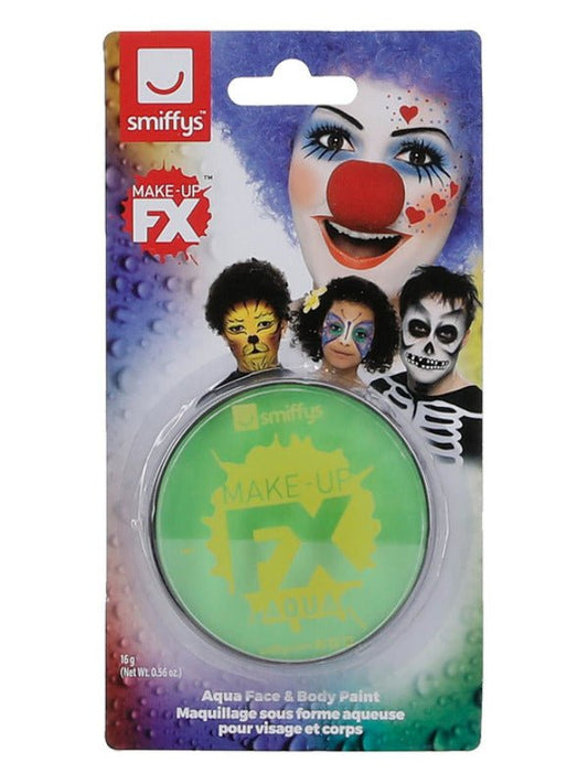 Smiffys Make - Up FX, Lime Green - Adult Weekender