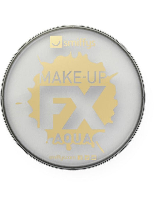 Smiffys Make - Up FX, Metallic Silver - Adult Weekender