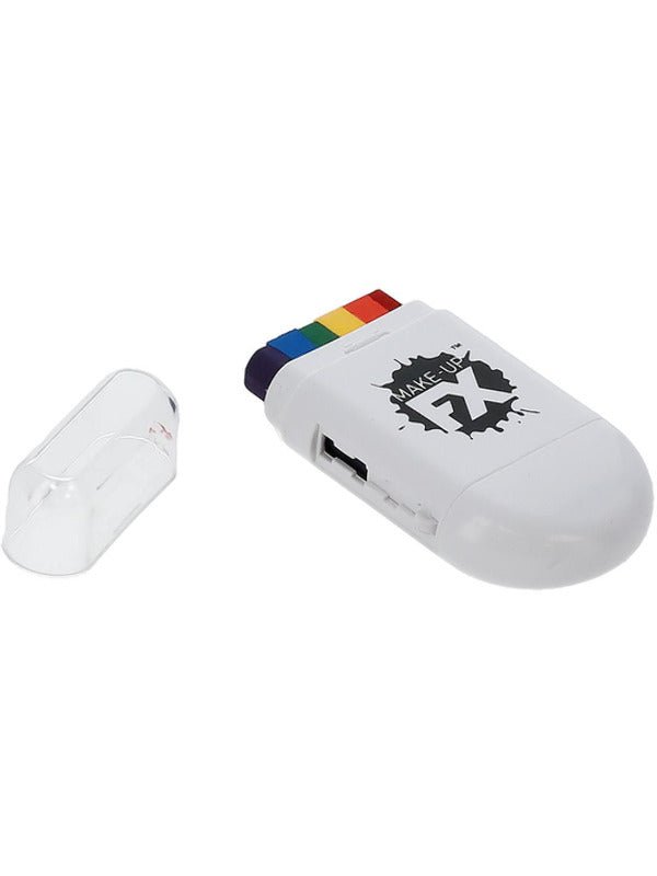 Smiffys Make - Up FX, Rainbow Greasepaint Stick - Adult Weekender