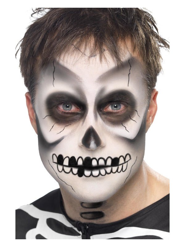 Smiffys Make - Up FX, Skeleton Kit, Black &amp; White - Adult Weekender