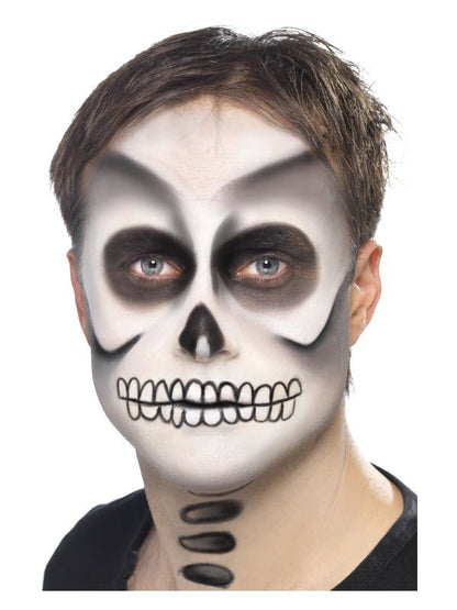 Smiffys Make - Up FX, Skeleton Kit, Black &amp; White - Adult Weekender