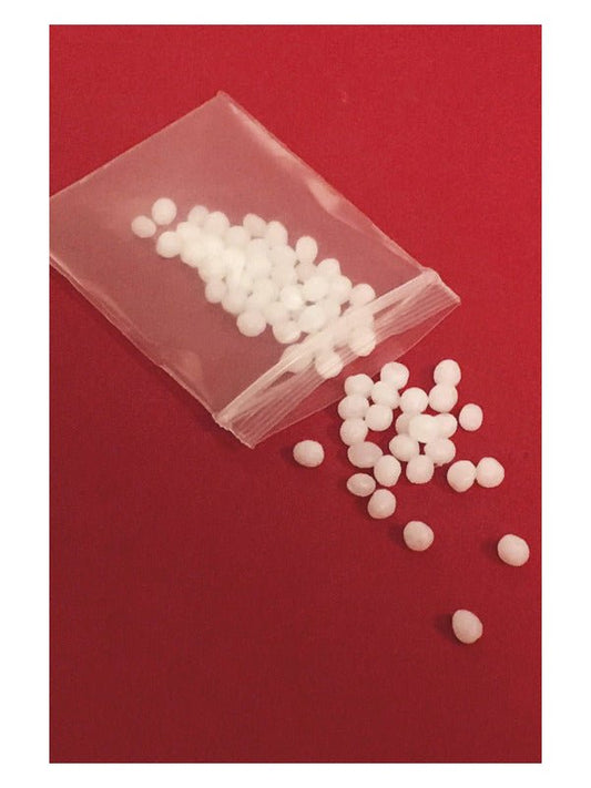 Smiffys Make - Up FX, Thermal Denture Fitting Beads, - Adult Weekender