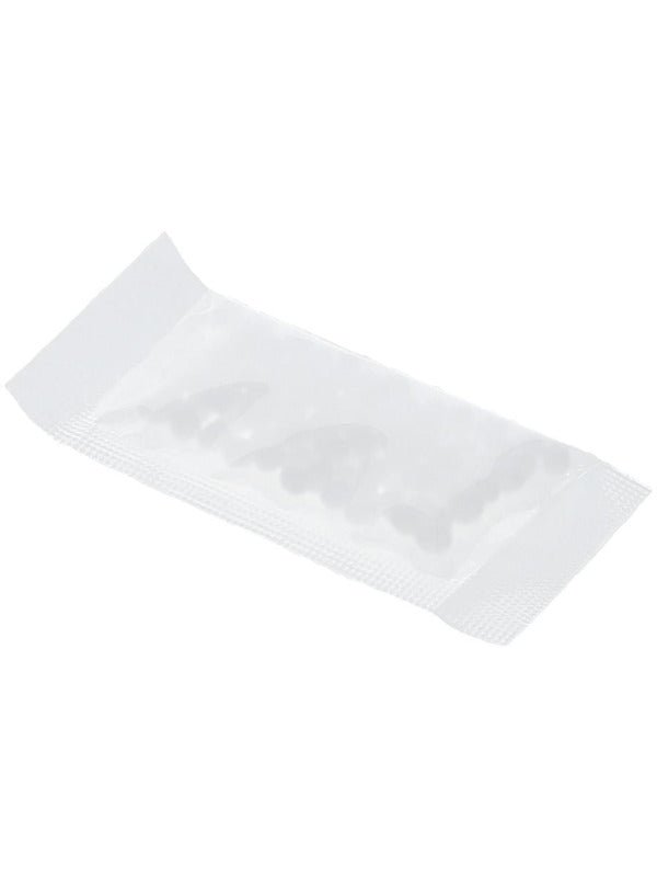 Smiffys Make - Up FX, Thermal Denture Fitting Beads, - Adult Weekender