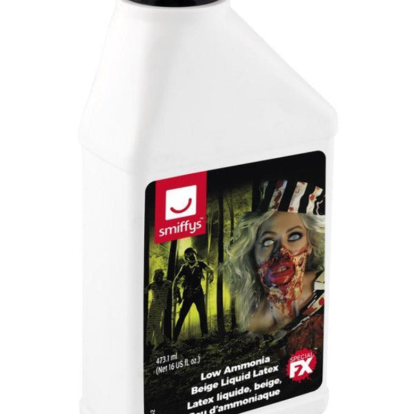 Smiffys Make - Up FX, Zombie Liquid Latex, Beige - Adult Weekender