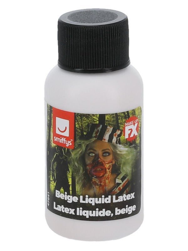 Smiffys Make - Up FX, Zombie Liquid Latex, Beige - Adult Weekender