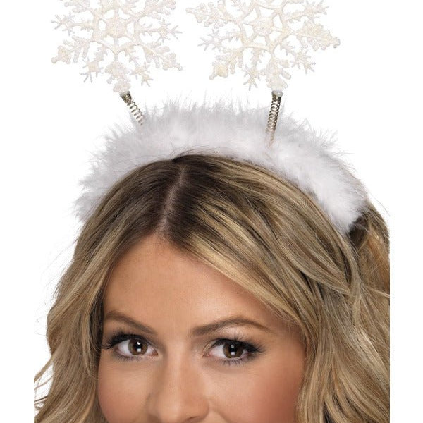 Snowflake Boppers, White - Adult Weekender
