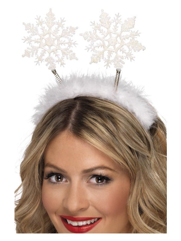 Snowflake Boppers, White - Adult Weekender