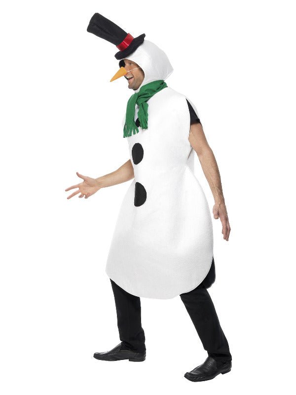 Snowman Costume, White - Adult Weekender