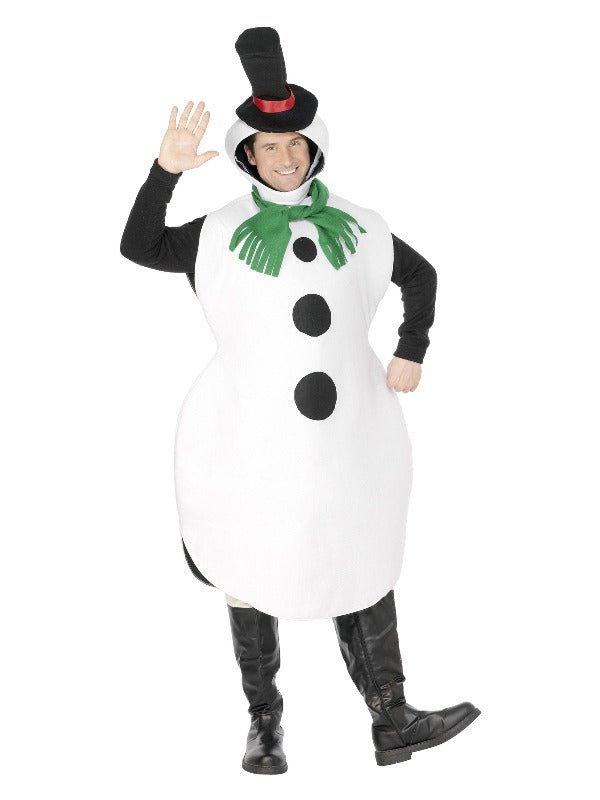 Snowman Costume, White - Adult Weekender